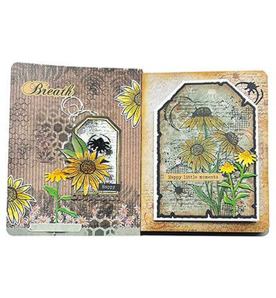 HE Cutting Dies Tag Folding Card Sweet Bee Memories No. 958