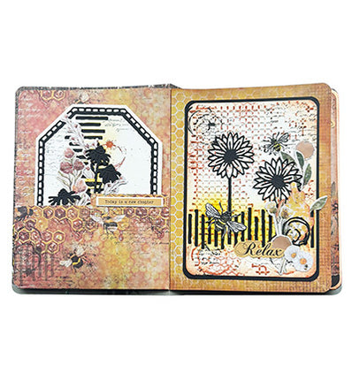 HE Stencil Memory Journal Sweet Bee Memories no.06