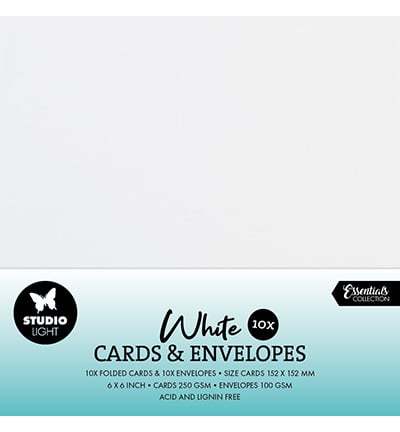 Cards & Envelopes White Consumables No. 09