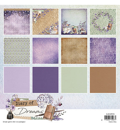 SL Design Paper Pad Background Diary of Dreams no.295