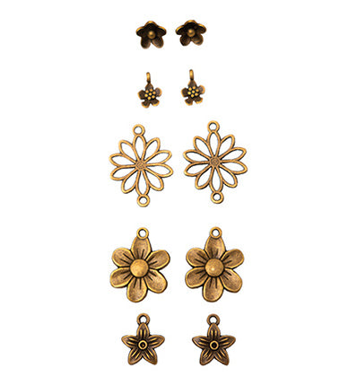 SL Metal Charms Flowers Consumables no.01