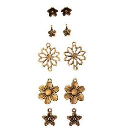 SL Metal Charms Flowers Consumables no.01