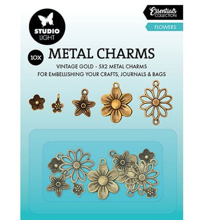 SL Metal Charms Flowers Consumables no.01