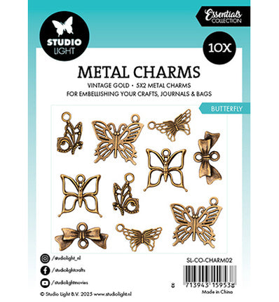 Metal Charms Butterfly Consumables no.02