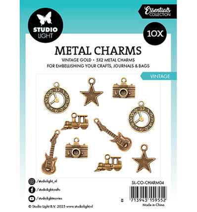 Metal Charms Vintage Consumables no.04