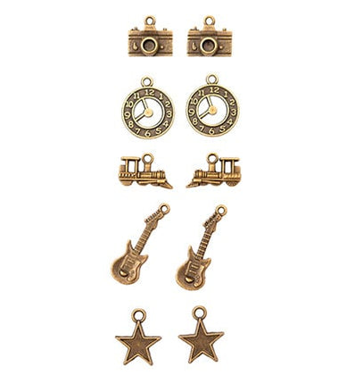 Metal Charms Vintage Consumables no.04