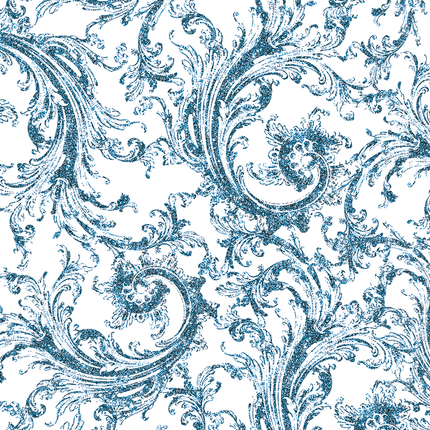 VELLUM ELEGANCE OF BLUE PAPER PATTERNS A4 6/PKG