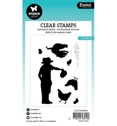 SL Clear Stamp Chickens Essentials nr.831