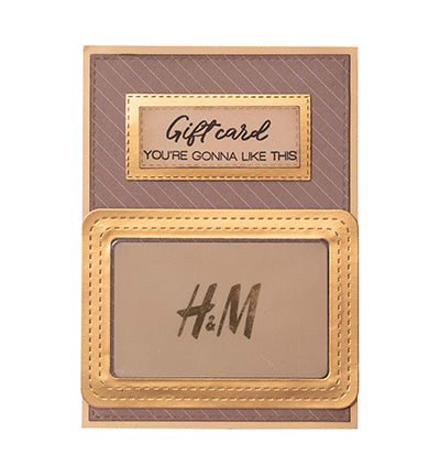 SL Cutting Die Gift card blister die Essentials nr.1001