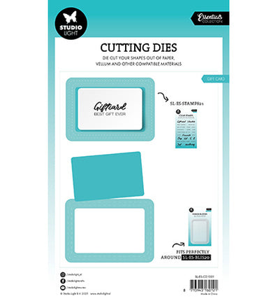 SL Cutting Die Gift card blister die Essentials nr.1001