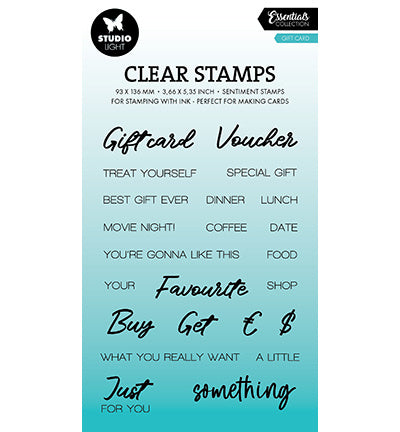 SL Clear Stamp Gift card Essentials nr.821