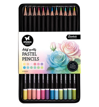 Pencils 12 Colors in Pastel Shades Essentials No. 01
