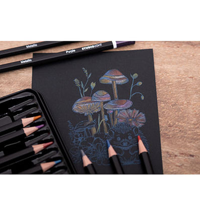 Pencils 12 Colors with Metallic Finish Essentials No. 02