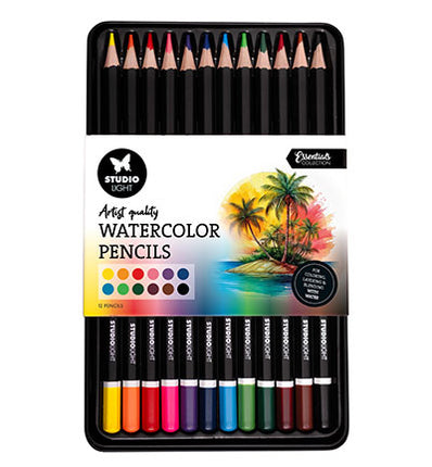Pencils 12 Watercolor Pencils Essentials No. 03
