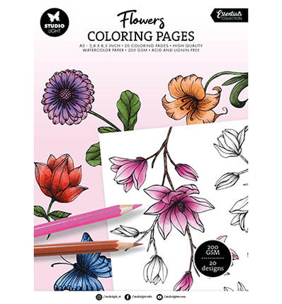 Coloring Pages Flowers Essentials No. 282