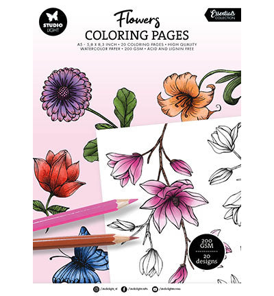 Coloring Pages Flowers Essentials No. 282