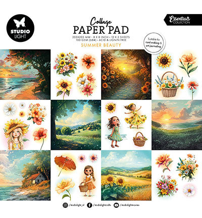SL Collage Paper Pad Summer Beauty Essentials no.376