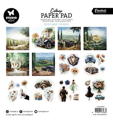 SL Collage Paper Pad Oldtimer Chique Essentials no.377