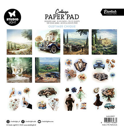 SL Collage Paper Pad Oldtimer Chique Essentials no.377
