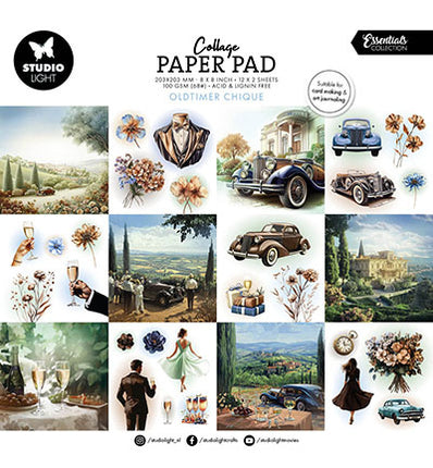 SL Collage Paper Pad Oldtimer Chique Essentials no.377