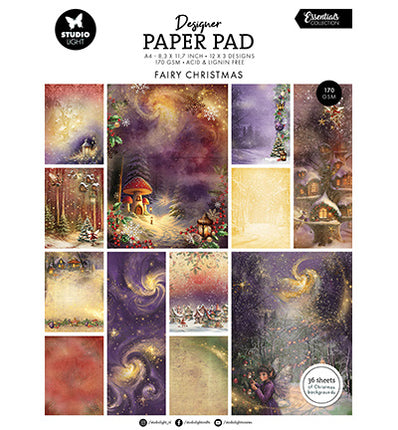 Designer Paper Pad Fairy Christmas Essentials No. 337