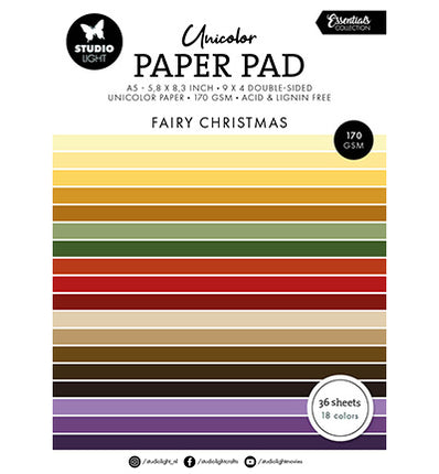 Unicolor Paper Pad Fairy Christmas Essentials No. 340