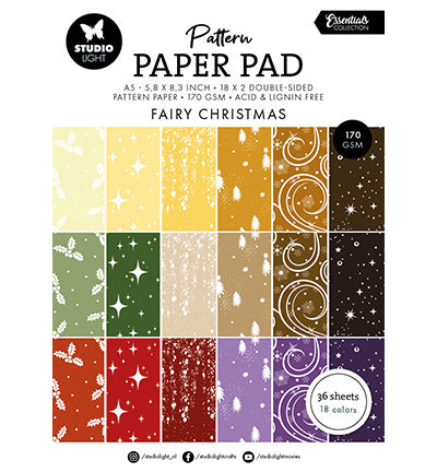 Pattern Paper Pad Fairy Christmas Essentials No. 342