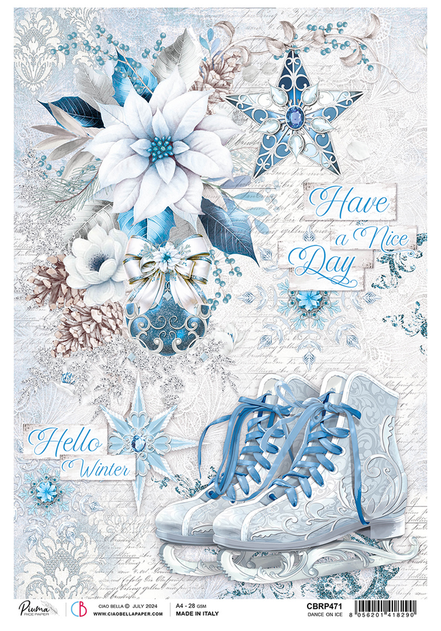 RICE PAPER A4 DANCE ON ICE