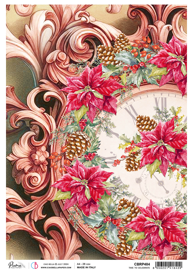 RICE PAPER A4 TIME TO CELEBRATE