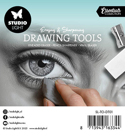 Kneaded & vinyl eraser, sharpener Essentials no. 01