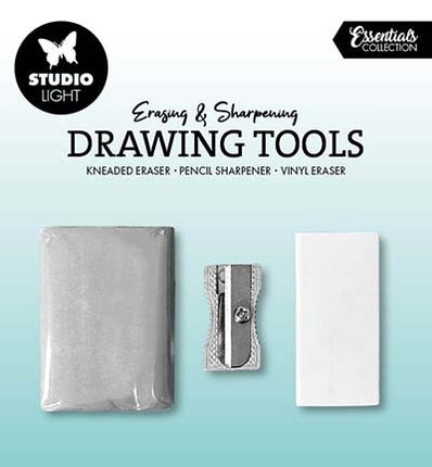 Kneaded & vinyl eraser, sharpener Essentials no. 01