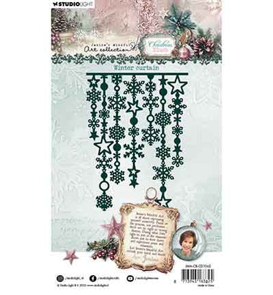 JMA Cutting Die Winter Curtain Christmas Blush no. 1062