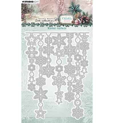 JMA Cutting Die Winter Curtain Christmas Blush no. 1062