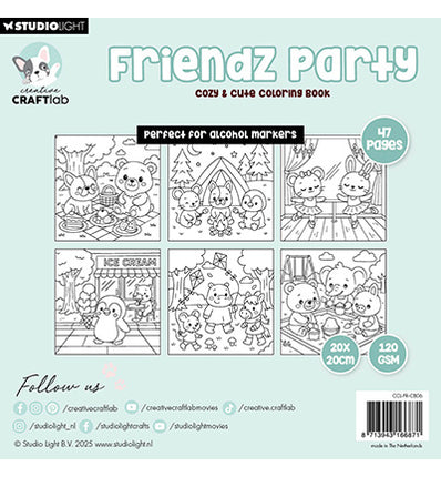 Friendz Coloring Book Cozy (CCL-FR-CB06)