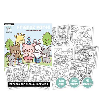 Friendz Coloring Book Cozy (CCL-FR-CB06)