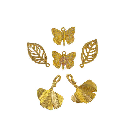 Nature Lover Collection Metal Charms - 6 pcs / metal