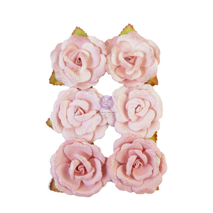 Prima Flowers® My Sweet Collection - Stitched - 6 pcs / 2.25 in / mulberry paper