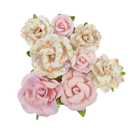 Prima Flowers® My Sweet Collection - Friends Always - 8 pcs / 1.5-2.5 in /mulberry paper