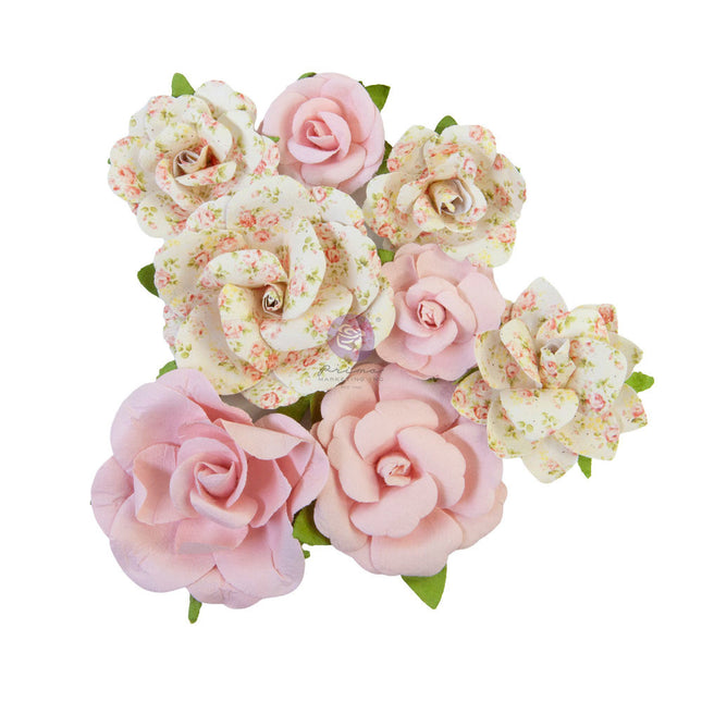 Prima Flowers® My Sweet Collection - Friends Always - 8 pcs / 1.5-2.5 in /mulberry paper