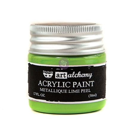 Art Alchemy-Acrylic Paint-Metallique Lime Peel 1.7oz / acrylic paint
