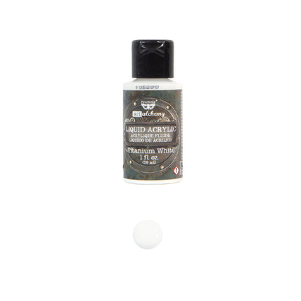 Art Alchemy-Liquid Acrylic Titanium White - 1 bottle - 30ml / art paint
