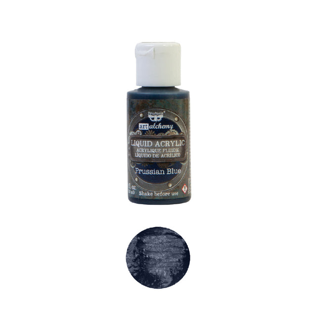 Art Alchemy - Liquid Acrylics - Prussian Blue - 1 bottle, 30ml / art paint