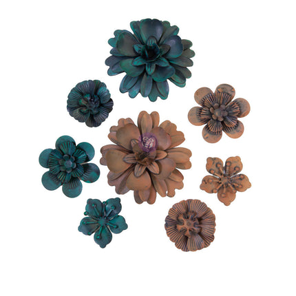 Mechanicals - Desert Flowers - 8 pcs / metal