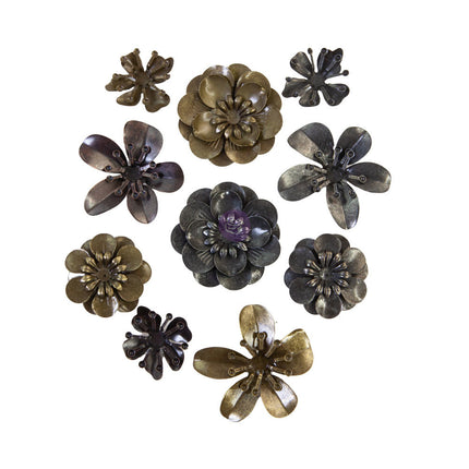 Mechanicals - Metal Blooms - 10 pcs / metal