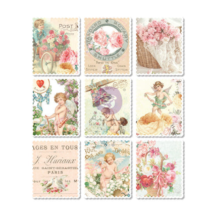 Magic Love Collection Wood Stickers - 9 pcs / wood