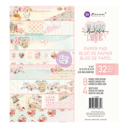 Magic Love Collection 8x8 Paper Pad - 32 sheets / paper pad