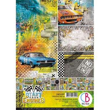 Start your Engines Creative Pad A4 9/Pkg