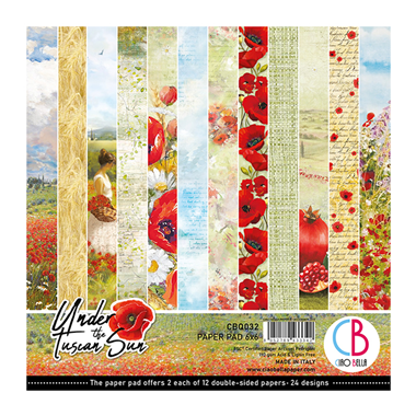 Under the Tuscan Sun Paper Pad 6"x6" 24/Pkg