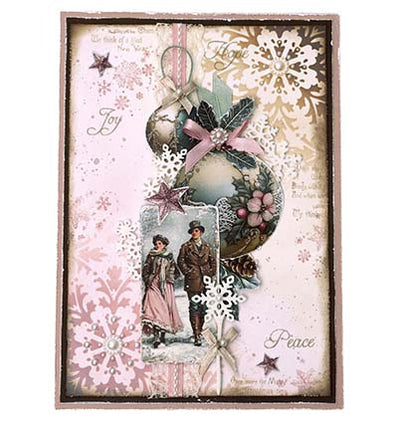 JMA Clear Stamp Holiday wishes Christmas Blush no. 884