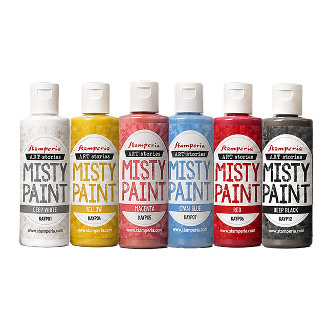 Selection 6 Misty colors ml 60 - Primary colors